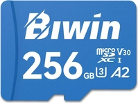 Biwin MS210 R210/W70 microSDXC 256GB, UHS-I U3, A2, Class 10