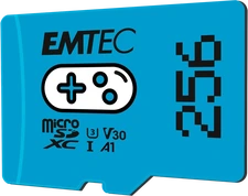 Emtec GAMING R100/W50 microSDXC 256GB, UHS-I U3, A1, Class 10