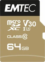 Emtec SpeedIN PRO R95/W85 microSDXC 64GB Kit, UHS-I U3, A1, Class 10