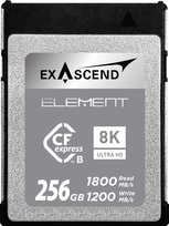Exascend Element R1800/W1200 CFexpress 2.0 Type B 256GB