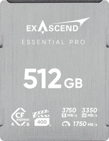 Exascend Essential Pro R3750/W3350 CFexpress 4.0 Type B 512GB