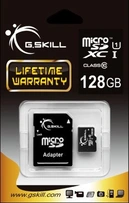 G.Skill microSDXC 128GB Kit, UHS-I, Class 10