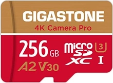 Gigastone 4K Camera Pro R100/W60 microSDXC 256GB Kit, UHS-I U3, A2, Class 10