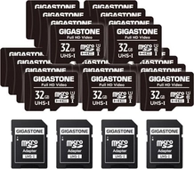Gigastone Full HD Video R90/W20 microSDHC 32GB Kit, UHS-I U1, Class 10, 20er-Pack