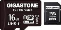 Gigastone Full HD Video R85/W15 microSDHC 16GB Kit, UHS-I U1, Class 10