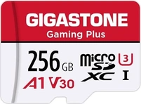 Gigastone Gaming Plus R100/W60 microSDXC 256GB Kit, UHS-I U3, A1, Class 10