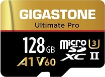 Gigastone Ultimate Pro R280/W100 microSDXC 128GB Kit, UHS-II U3, A1, Class 10