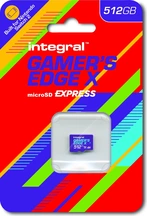Integral Gamer's Edge X R890/W810 microSDXC Express 512GB, UHS-I U3, A2, Class 10, SD Express EX I