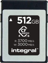 Integral Studio Grade R3700/W3000 CFexpress 4.0 Type B 512GB