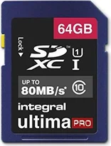 Integral ultima PRO R80 SDXC 64GB, UHS-I U1, Class 10