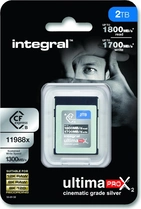 Integral ultima PRO X2 Cinematic Silver R1800/W1700 CFexpress 2.0 Type B 2TB