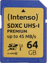 Intenso Premium R45 SDXC 64GB, UHS-I U1, Class 10