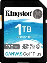 Kingston Canvas Go! Plus R170/W90 SDXC 1TB, UHS-I U3, Class 10