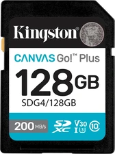 Kingston Canvas Go! Plus Gen4 R200 SDXC 128GB, UHS-I U3, Class 10