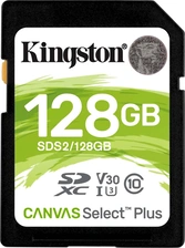 Kingston Canvas Select Plus Gen3 R100/W85 SDXC 128GB, UHS-I U3, Class 10