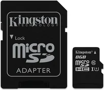 Kingston Industrial Temperature R90/W20 microSDHC 8GB Kit, UHS-I, Class 10