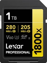 Lexar Professional 1800x Gold Series R280/W205 SDXC 1TB, UHS-II U3, Class 10