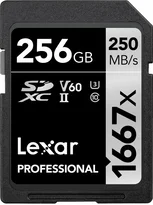 Lexar Professional 1667x Silver Series R250/W120 SDXC 256GB, UHS-II U3, Class 10