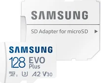 Samsung EVO Plus 2021 R130 microSDXC 128GB Kit, UHS-I U3, A2, Class 10