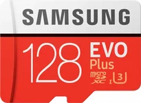 Samsung EVO Plus R100/W90 microSDXC 128GB Kit, UHS-I U3, Class 10