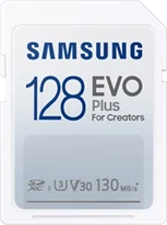 Samsung EVO Plus for Creators R130 SDXC 128GB, UHS-I U3, Class 10