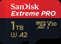 SanDisk Extreme PRO R200/W140 microSDXC 1TB Kit, UHS-I U3, A2, Class 10