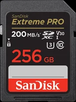 SanDisk Extreme PRO R200/W140 SDXC 256GB, UHS-I U3, Class 10