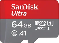 SanDisk Ultra R100 microSDXC 64GB Kit, UHS-I U1, A1, Class 10