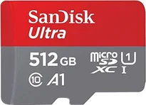 SanDisk Ultra R150 microSDXC 512GB Kit, UHS-I U1, A1, Class 10