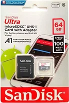 SanDisk Ultra R48 microSDXC 64GB Kit, UHS-I, Class 10