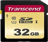 Transcend 500S R95/W35 SDHC 32GB, UHS-I U1, Class 10