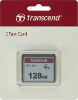 Transcend CFX602 R500/W350 CFast 2.0 CompactFlash Card 128GB