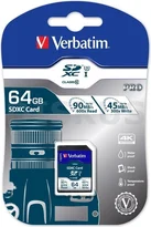 Verbatim Pro U3 R90/W45 SDXC 64GB, UHS-I U3, Class 10