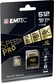Emtec SpeedIN PRO R100/W100 microSDXC 512GB Kit, UHS-I U3, A2, Class 10