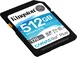 Kingston Canvas Go! Plus R170/W90 SDXC 512GB, UHS-I U3, Class 10
