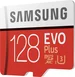 Samsung EVO Plus R100/W90 microSDXC 128GB Kit, UHS-I U3, Class 10