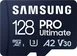 Samsung PRO Ultimate R200/W130 microSDXC 128GB USB-Kit, UHS-I U3, A2, Class 10