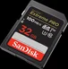 SanDisk Extreme PRO R100/W90 SDHC 32GB, UHS-I U3, Class 10