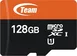 TeamGroup 500x Orange R100/W20 microSDXC 128GB Kit, UHS-I U1, Class 10