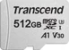 Transcend 300S R100/W85 microSDXC 512GB Kit, UHS-I U3, A1, Class 10