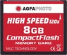 AgfaPhoto 120x R18 CompactFlash Card 8GB