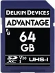 Delkin Advantage 633X R90/W90 SDXC 64GB, UHS-I U3, Class 10