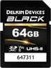Delkin Black R300/W250 SDXC 64GB, UHS-II U3, Class 10