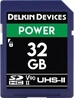 Delkin Power 2000X R300/W250 SDHC 32GB, UHS-II U3, Class 10