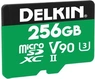 Delkin Power 2000X R300/W250 microSDXC 256GB Kit, UHS-II U3, Class 10