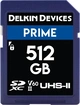 Delkin Prime R280/W150 SDXC 512GB, UHS-II, Class 10