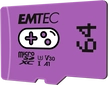 Emtec GAMING R100/W50 microSDXC 64GB, UHS-I U3, A1, Class 10