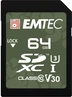 Emtec Outdoor R100/W50 SDXC 64GB, UHS-I U3, Class 10