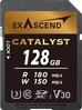 Exascend Catalyst R180/W150 SDXC 128GB, UHS-I U3,...