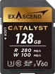 Exascend Catalyst R280/W100 SDXC 128GB, UHS-II U3,...